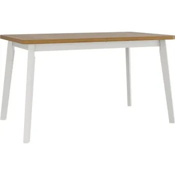 Jídelní stůl Rozkládací stůl Harry 80 x 140/180 VI, Barva dřeva: dub grandson - L, Barvy nožiček: Bíla MIRJAN 5902928151374