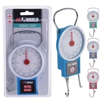 Průmyslová váha váha cestovní závěsná analogová max.32kg mix barev