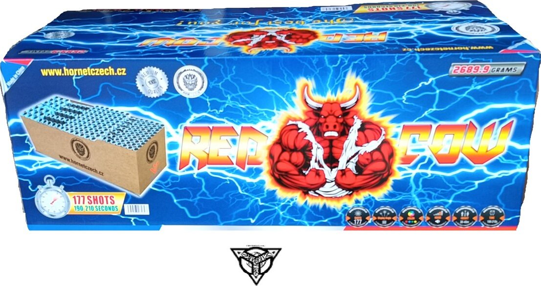 ohňostroj Red cow 177 ran