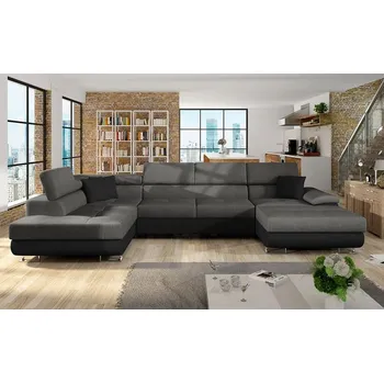 Sedací souprava Sedací souprava Alvin Bis, Potah: ekokůže Soft 011 + Lux 06 + ekokůže Soft 011, Strana: Levá - U MIRJAN 5902928951226