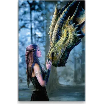 Obraz Obraz na plátně - Dračí žena - 40x60 cm - CZ výroba