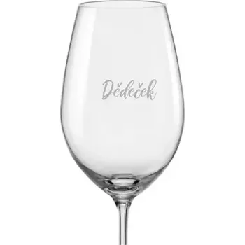 Sklenice Svatební sklenička Dědeček, 1 ks