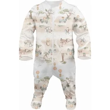 Kojenecký bambusový overal Jamiks Ina,Omar barva: zelená, Rozměr: 68