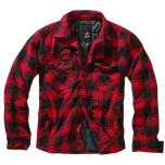 Brandit Lumberjacket bunda, červeno černá