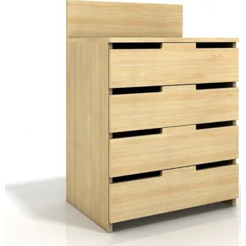 Ložnice ImportWorld Komoda Erna 4S, borovice masiv (Barva dřeva: Ořech)