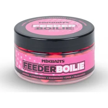 Boilies Mikbaits Feeder Boilie - Jahoda - 8+12mm/100ml