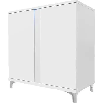 Komoda Komoda Anrok 90 AR03, Barva: bílá / bílý lesk MIRJAN 5902928392470