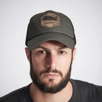 Kšiltovka SOLOGNAC Lovecká kšiltovka Trucker KAŠTANOVÁ|ZELENÁ