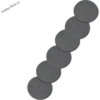 Modelová železnice Řezací kotouče 22 mm 6 ks k minibrusce - Donau 1633