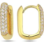 Lillian Vassago Zlaté visací náušnice se zirkony LLV98-GER095