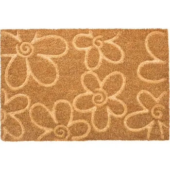 Rohožka Rohožka 155 E-coco embossed 003 daisies Rohožka 155 E-coco embossed 003 daisies