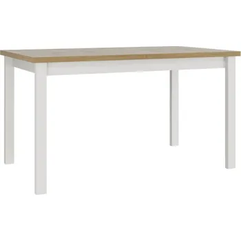 Rozkládací stůl Diesel 80 x 140/180 II, Barva dřeva: sonoma - L / bílá, Barva dřeva: sonoma-L, Barvy nožiček: Bíla MIRJAN 5902928721751