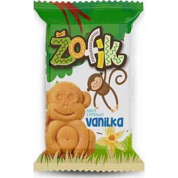 REJ Food S. R. O. Žofík jemné pečivo s náplní příchuti vanilkové 30 g Balení: 8 ks