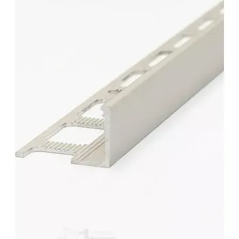 Stavební profil Lišta Havos profil L 11 mm 3 m hliník elox přírodní (Ukončovací lišta L schodová masiv)