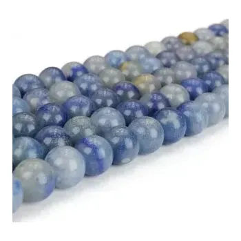 Materiál na výrobu šperku korálek avanturín modrý 8mm