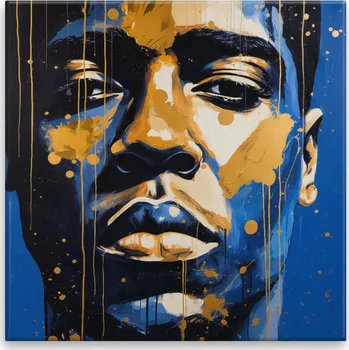 Obraz Obraz na plátně - Zlatá klec - 40x40 cm - CZ výroba