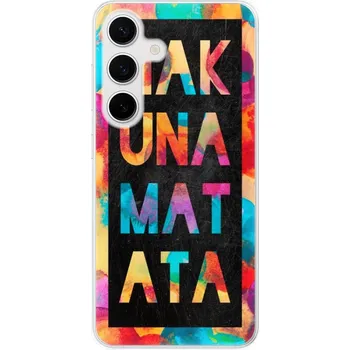 Pouzdro na mobilní telefon Silikonové pouzdro iSaprio - Samsung Galaxy S24 - Hakuna Matata 01 (Odolný silikonový kryt, obal, pouzdro iSaprio - Samsung Galaxy S24 - Hakuna Matata 01 - skvělá ochrana a pružnost, stylový UV potisk, lehkost, tiskne se v České republice)