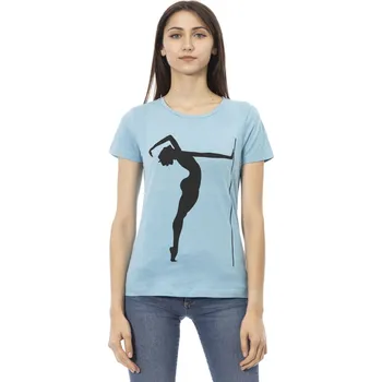 Dámské triko 2BT24 Trussardi Action Barva: Modrá, Velikost: M