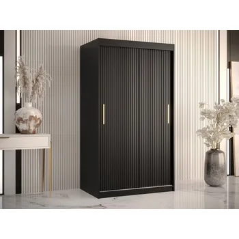 Šatní skříň Šatní skříň Towiro Slim 1 100, Barva: černá MIRJAN 5903211199288