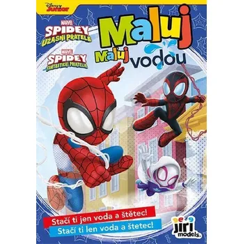 omalovánky Maluj vodou A5 Spidey - Jiri Models