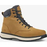 QUECHUA Pánské zimní turistické hřejivé kožené boty NH 500 Hybrid 42 KAŠTANOVÁ
