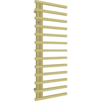 Radiátor HOPA Koupelnový radiátor DARVEL zlatá barva + Barva radiátoru - Zlatá, Rozměr radiátoru - 400 × 930 mm, výkon 337 W, Typ připojení - Spodní 50 mm, RADDAV409084