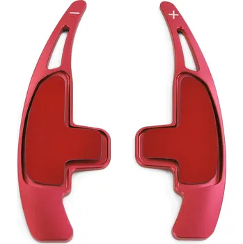 Hliníková pádla řazení pro Mercedes AMG A45 W176 C63 W204 E63 W212, červená