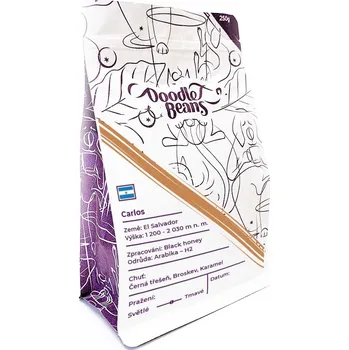 Káva DoodleBeans Carlos Obsah: 250 g