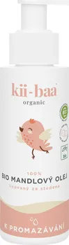Tělový olej kii-baa 100% BIO mandlový olej k promazávání 100 ml