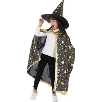 Karnevalový kostým Kostým na Halloween/ Čarodějnice, 3-12let (různé barvy) černá