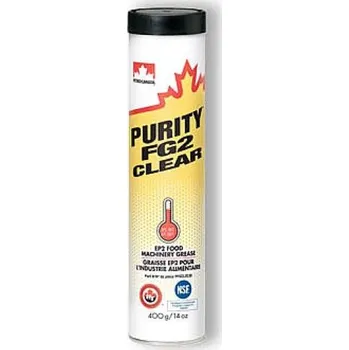 Plastické mazivo Petro-Canada Lubricants PETRO-CANADA PURITY FG CLEAR GREASE 400g potravinářské plastické mazivo NSF H1