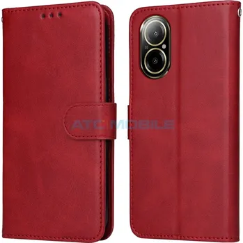 Pouzdro na mobilní telefon Pouzdro Shield4U Realme C67 (RMX3890) Calf Texture červené a zpět 33 Kč s ATC Clubem