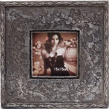 Rám na obraz Fotorámeček tmavý, 34 x 34 cm|Ego Dekor
