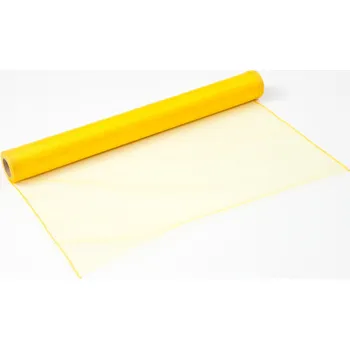 Paper Design Organza 40cm/10y obšitá žlutá