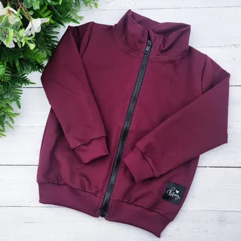 Dívčí mikina Kulišárny Mikina bez kapuce BORDO VELIKOST: 98