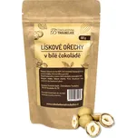 Čokoládovna Troubelice Lískové ořechy v bílé čokoládě Hmotnost: 150 g