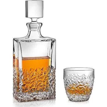 Sklenice Bohemia Jihlava NICOLETTE whisky set (1+6)
