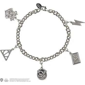 Náramek Distrineo Kouzelný náramek s pěti přívěsky - Harry Potter