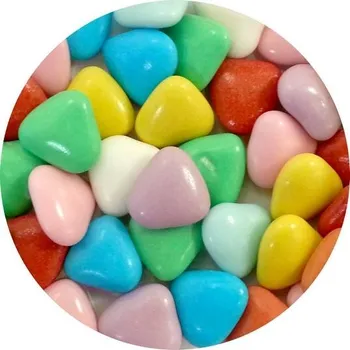 Dortisimo Čokoládová srdíčka barevná (80 g)