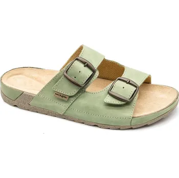 Dámská zdravotní obuv MEDISTYLE ERIK 5E-J17/1 ZELENÝ pantofel, zelená - 47