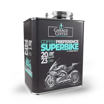 Káva kanister Superbike zrnková nebo jemně mletá (Káva pro motorkáře)