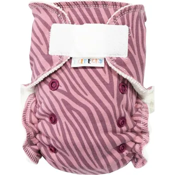 Plenkové kalhoty Breberky BIO Kalhotková plenka (S) - Růžová zebra SZ