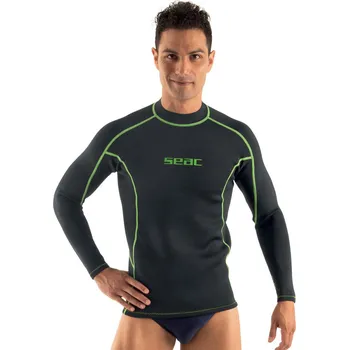 Pánské tričko Seac sub Neoprenové triko SeacSub Fit Long 2.0 černé Velikost: XXXL