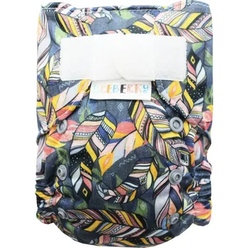 Plenkové kalhoty Breberky BIO Bambusová kapsová plenka (S) - Indiánská pírka SZ