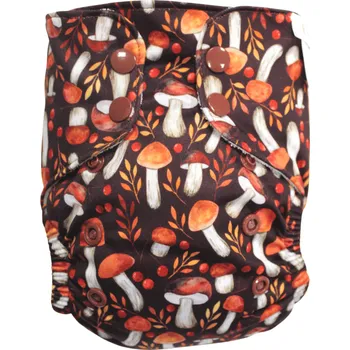 Plenkové kalhoty Breberky Ai2 BIO (S) - Hřiby v jeřabinách PAT