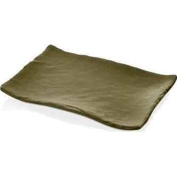 Talíř KULSAN TERRA MELAMÍNOVÝ TALÍŘ 19X13,5CM KHAKI