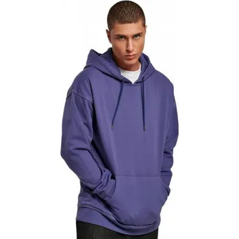 Pánská mikina Oversize mikina Urban Classics s fleecovou spodní vrstvou Barva: bluelight, Velikost: S