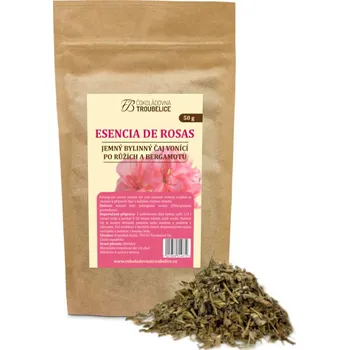 Čaj Čokoládovna Troubelice Esencia de rosas - bylinný čaj, 50 g