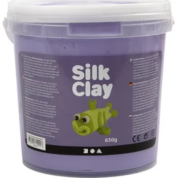 Modelovací hmota Creative Silk Clay hedvábná modelovací hmota FIALOVÁ 650 g