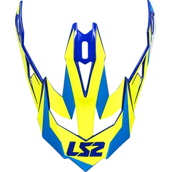 Helma na motorku LS2 Helmets LS2 PEAK MX470 NIMBLE WHITE BLUE YELLOW
